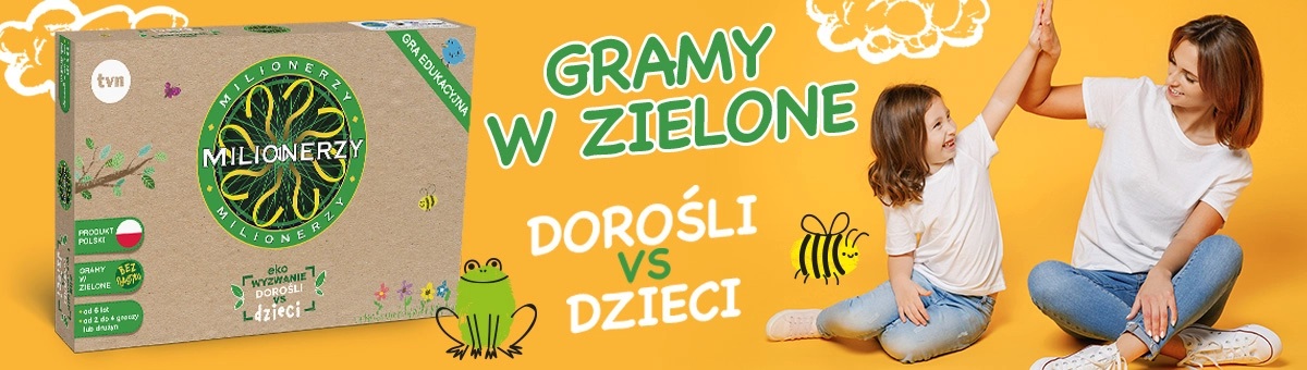 Milionerzy Eco Wyzwanie Dorośli vs Dzieci TM Toys